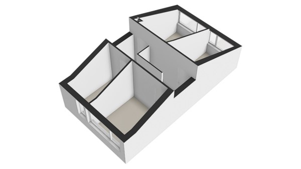 Plattegrond - Laan van Overvest 1C, 2613 DK Delft - 1e Verdieping-3D.jpg